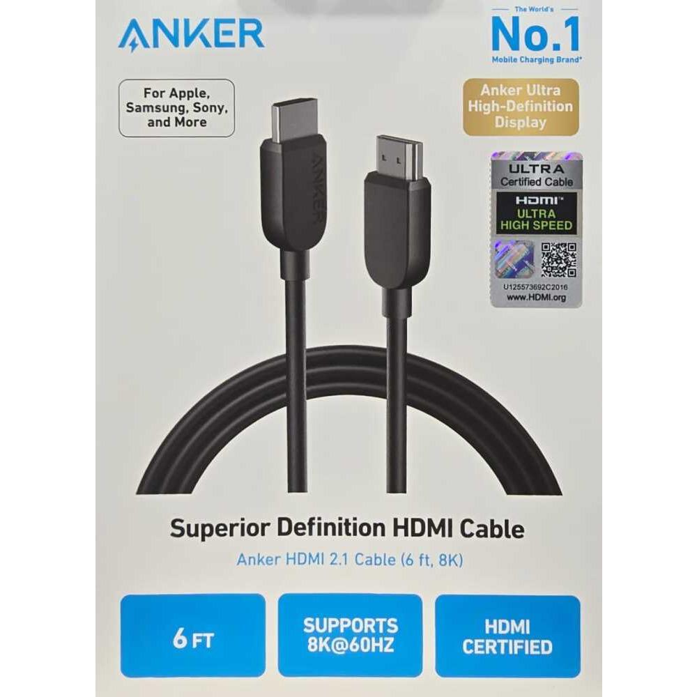 Anker HDMI Cable 6FT 8K image 2