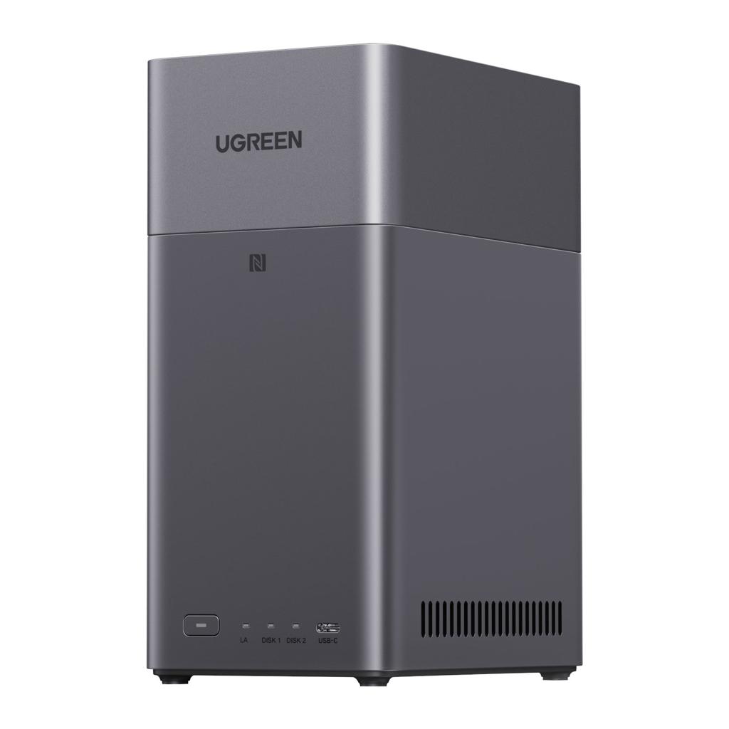 UGREEN DH2300 2-Bay Desktop NAS — 64TB Support, 4GB RAM, 1GbE, 4K HDMI image 2