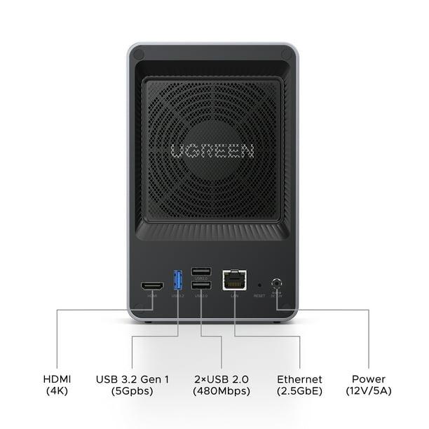 UGREEN CM670 DPXP2800 2-Bay Desktop NAS — Intel N100, 8GB DDR5, 2.5GbE image 5