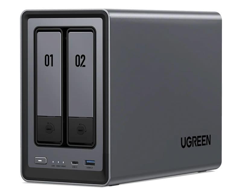 UGREEN CM670 DPXP2800 2-Bay Desktop NAS — Intel N100, 8GB DDR5, 2.5GbE image 3