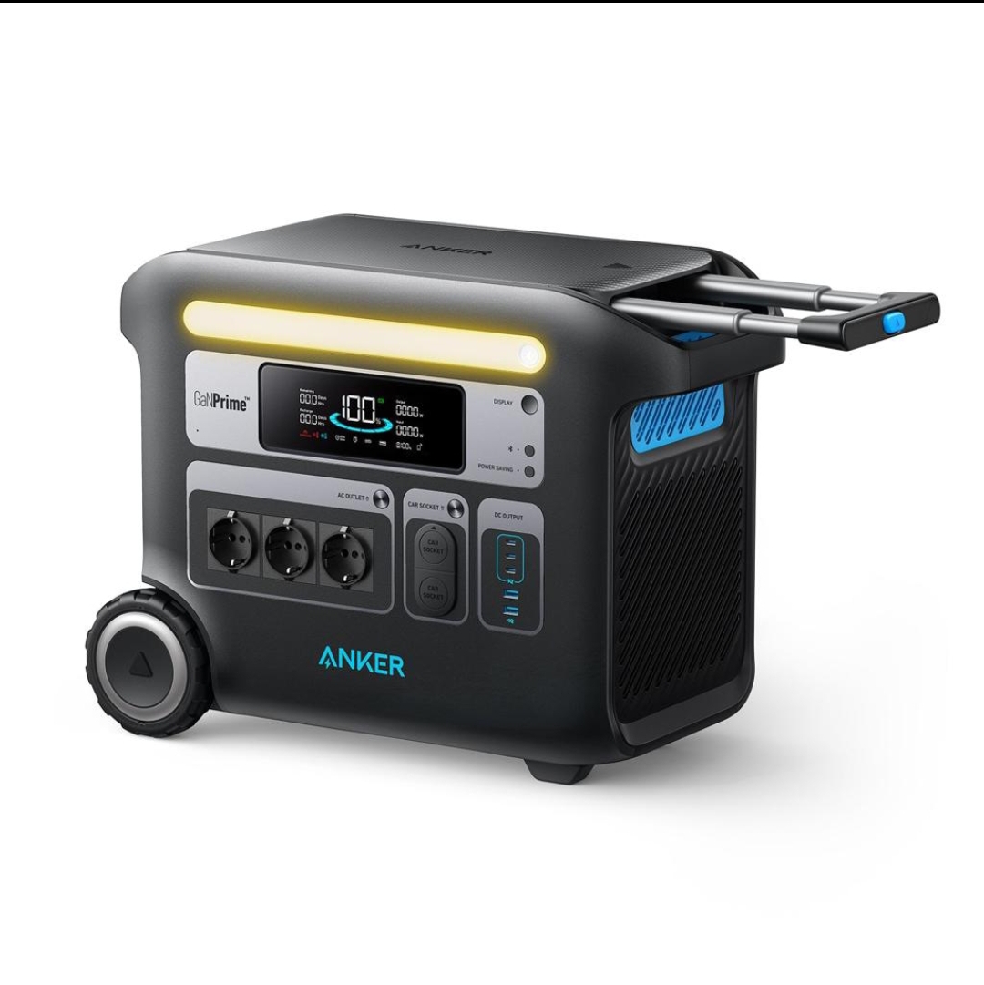 ANKER 767 PORTABLE POWER STATION (GANPRIME POWERHOUSE 2048WH) BLACK