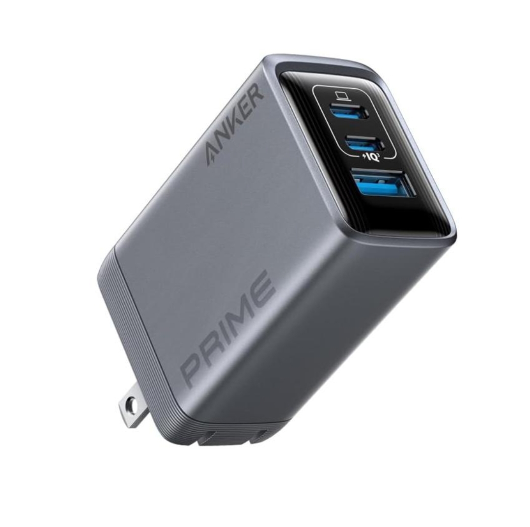 ANKER PRIME CHARGER (100W, 3 PORTS, GANPRIME) SILVER