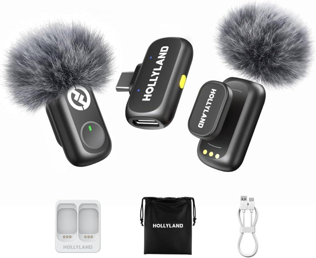 HOLLYLAND Lark A2 Mini Duo Wireless Microphone